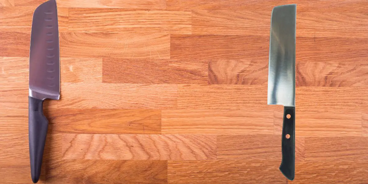 Nakiri vs. Santoku Knives What's The Difference? Learning The Kitchen