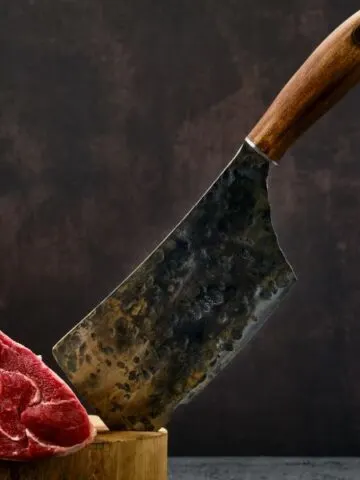 What is a cleaver knife used for